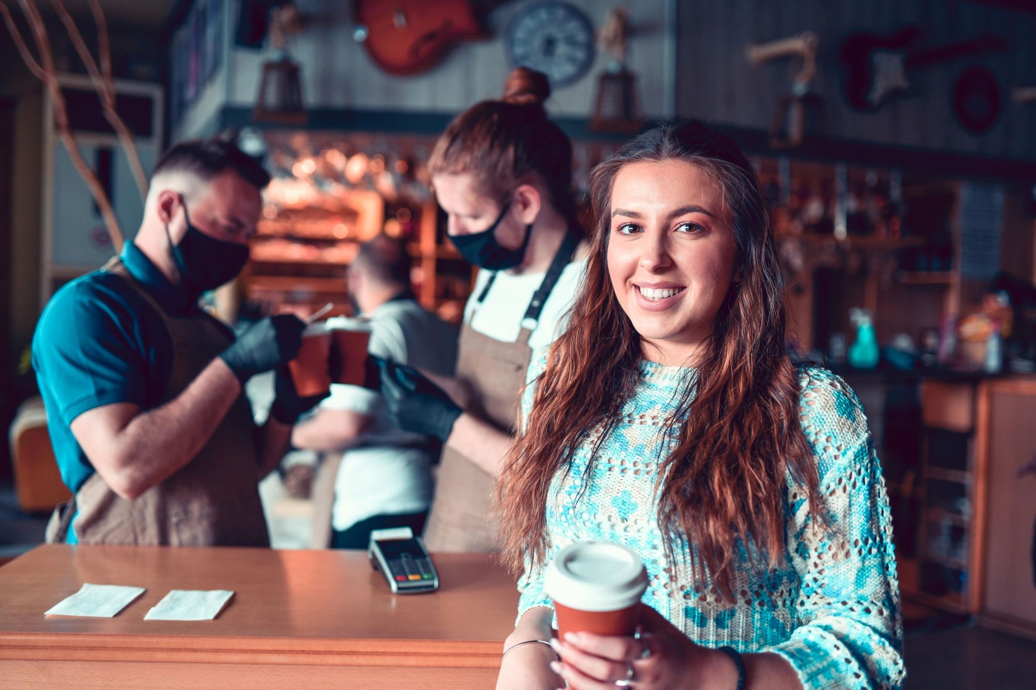 Satisfied family customer